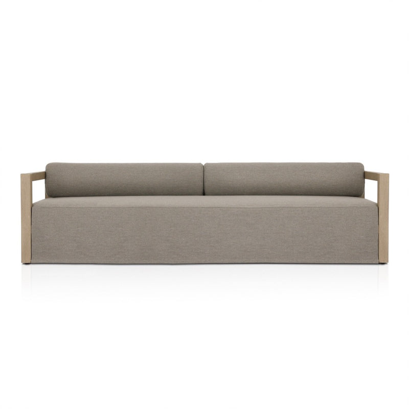 Four Hands Laskin Outdoor Sofa 106" front view 