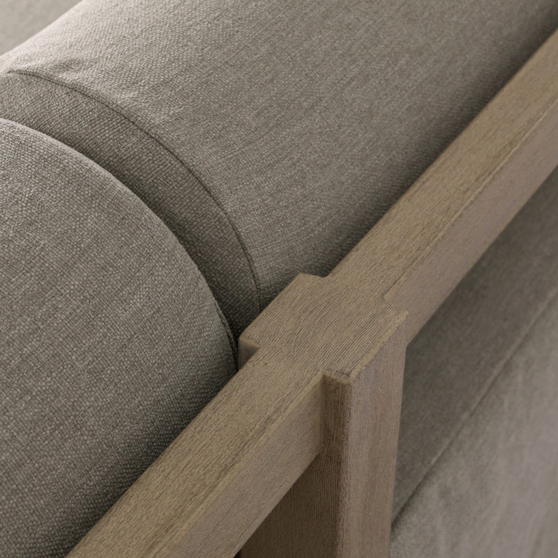 Laskin Outdoor Sofa 106" 235156-004 back bolster and wood 