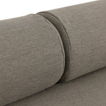 Four Hands Laskin Outdoor Sofa 106" back bolster front view 