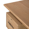 Lauren Desk Natural Solid Oak Top Left Corner Detail 104607-002
