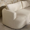 Four Hands Lavine Outdoor Sofa 94" staged half view 