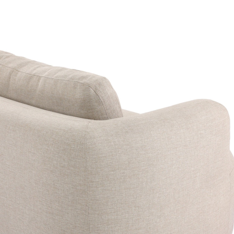 Four Hands Lavine Outdoor Sofa 94" rounded arm view 
