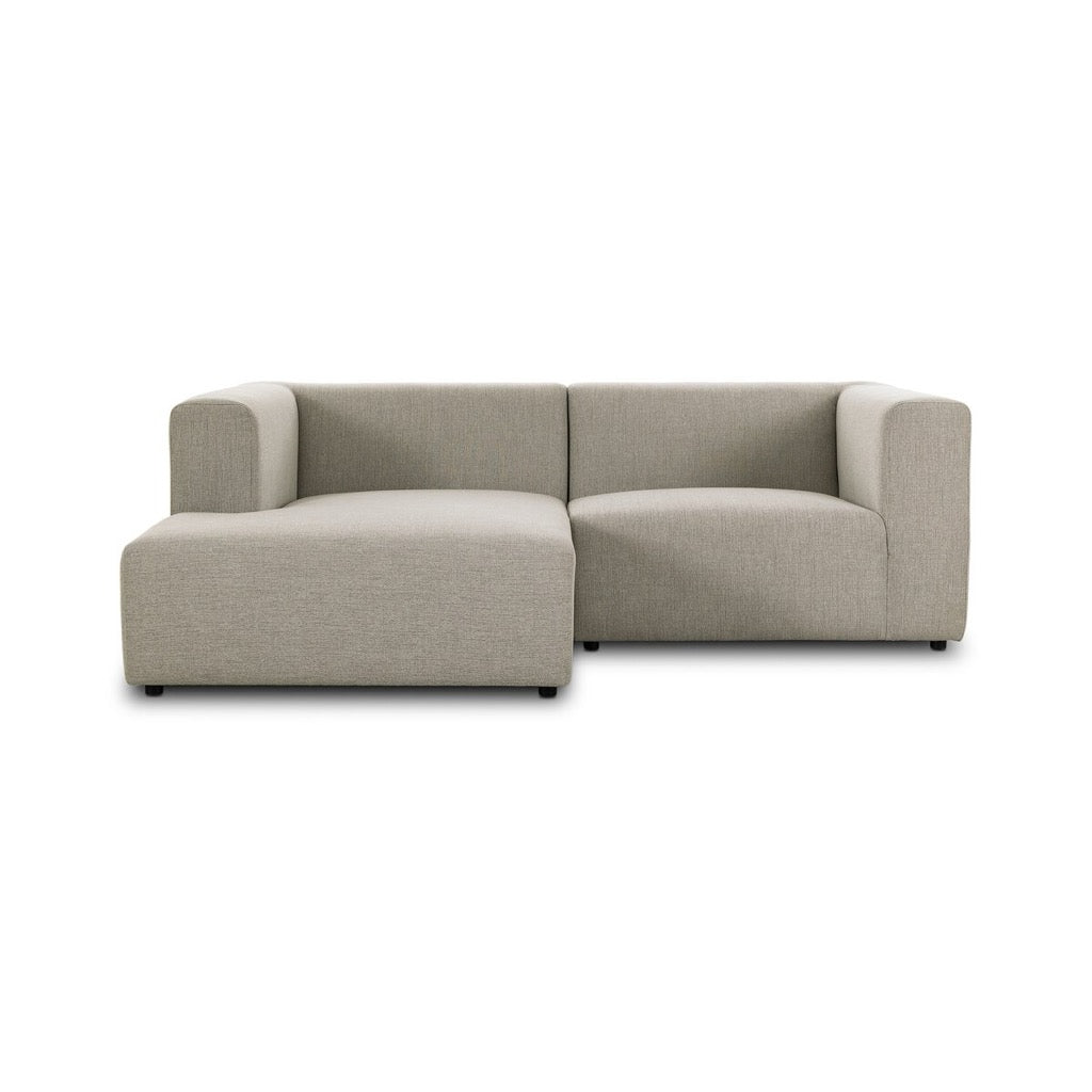 Four Hands Lawndale 2 Piece Sectional front view of left chaise 
