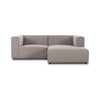 Lawndale 2 Piece Sectional 252292-002 front view of right chaise 