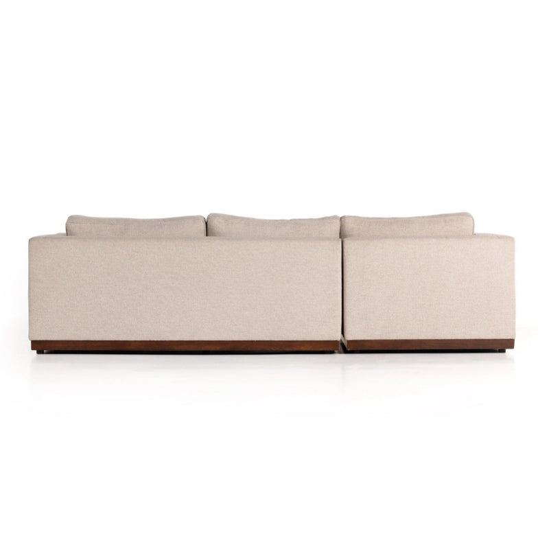 Four Hands Lawrence 2-Piece Sectional W/ Chaise back view
