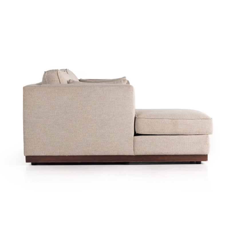Lawrence 2-Piece Sectional W/ Chaise 236168-001 side chaise view