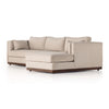 Lawrence 2-Piece Sectional W/ Chaise 236169-001 angled view right arm facing chaise