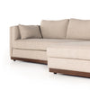 Lawrence 2-Piece Sectional W/ Chaise 236169-001 angled seat view