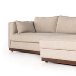 Lawrence 2-Piece Sectional W/ Chaise 236169-001 angled seat view