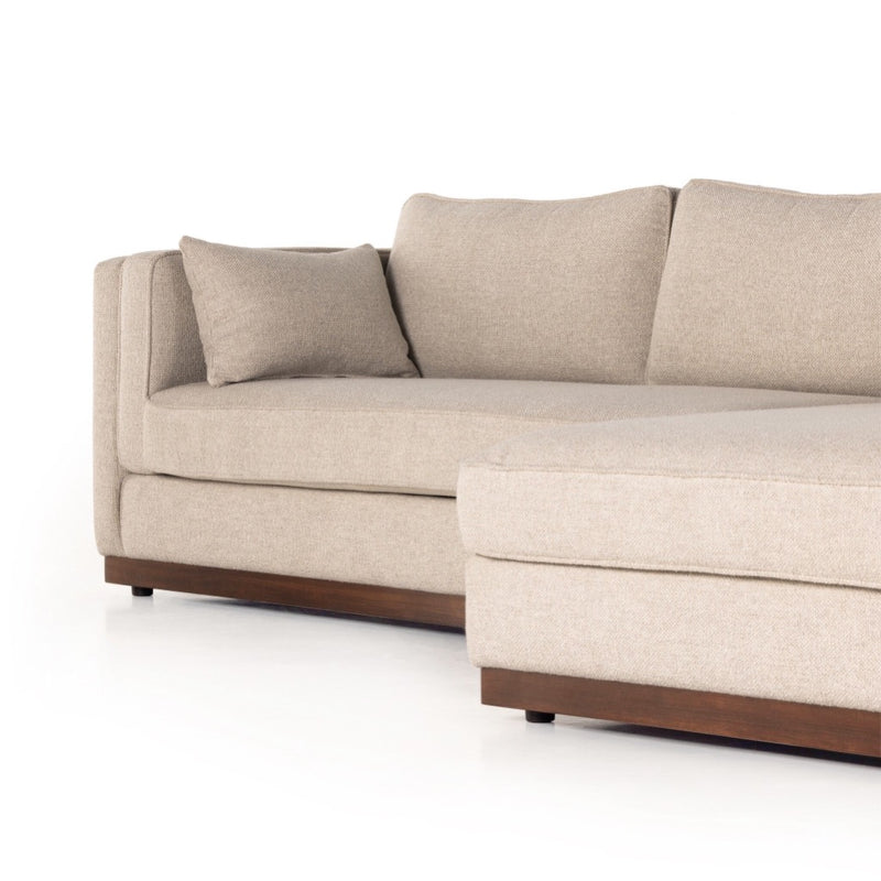 Lawrence 2-Piece Sectional W/ Chaise 236169-001 angled seat view