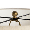 Leander Table Lamp Dark Antique Brass Lampshade Inner Detail 106318-003
