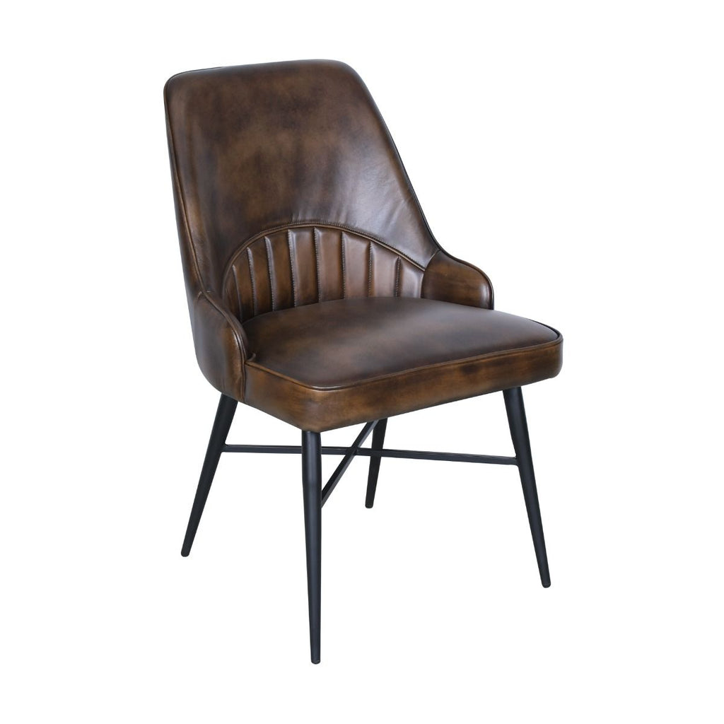 Home Trends and Design Leeds 21" Dining Chair angled view 