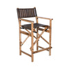 Home Trends and Design Leeds Folding Counter Chair angled view 