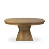 Four Hands Leif Round Extension Dining Table 60" side view 