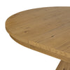 Leif Round Extension Dining Table 60" 233047-003 top edge view 