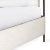 Four Hands Leigh Upholstered Bed siderail view 