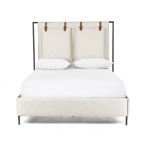 Four Hands Leigh Upholstered Bed front view 