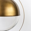 Mercana Leighton Pendant Light gold spherical pendant 