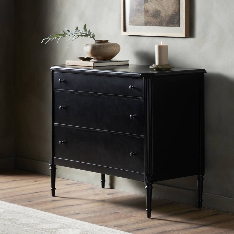 Four Hands Lendon 3 Drawer Dresser - Black Four Hands Lendon 3 Drawer Dresser - Black