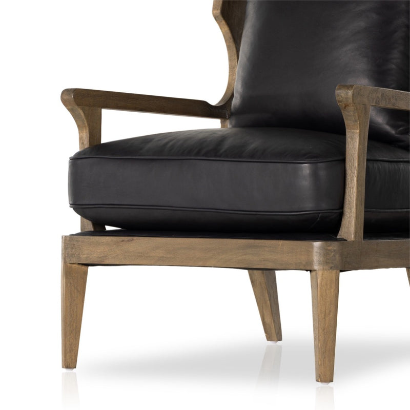 Lennon Chair Heirloom Black Parawood Legs 105585-005