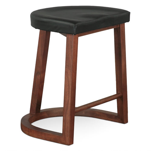 Lenox Counter Stool FLX-CSL17WN angled view 