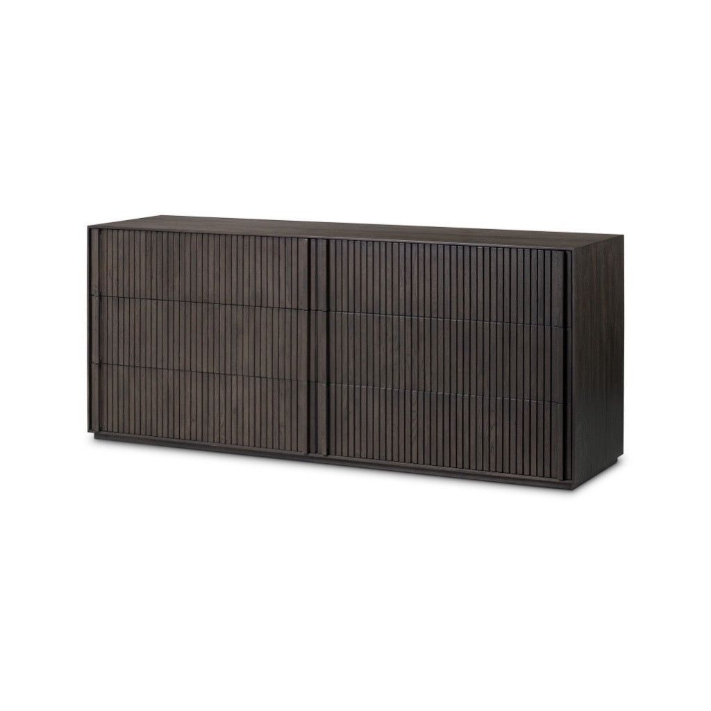 Four Hands Leo 6 Drawer Dresser angled view 
