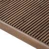 Leo Coffee Table Rustic Grey Reeding Detail 231785-002