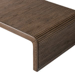 Leo Coffee Table Rustic Grey Reeding Texture 231785-002