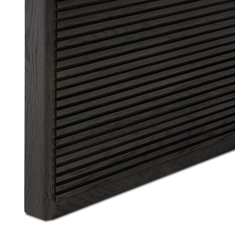 Four Hands Leo End Table leg view 