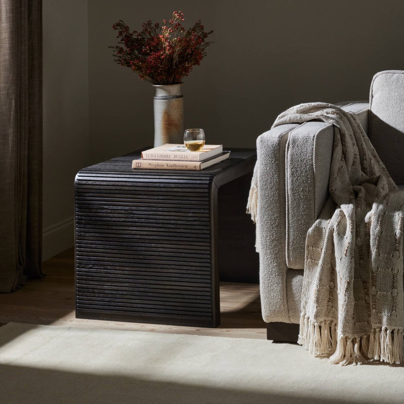 Four Hands Leo End Table staged view 