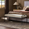 Leona Accent Bench 250053-001 staged view 