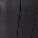 Lesh Jar Carbonized Black Wood Detail 229783-001