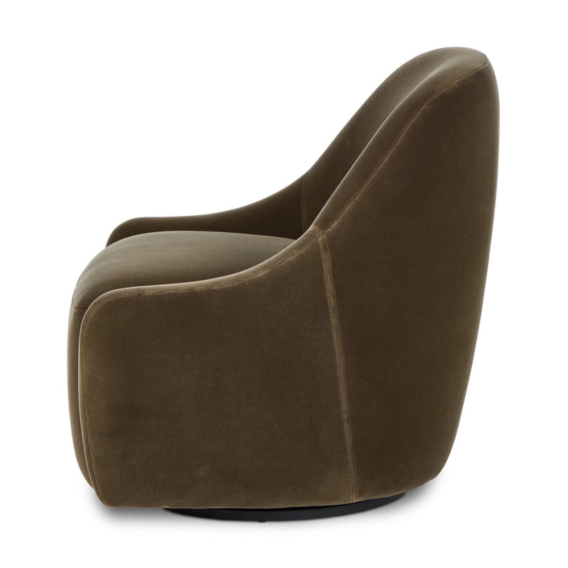Four Hands Levi Swivel Chair side view 
