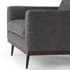 Lexi Chair Capri Ebony Performance Fabric Side Detail 228002-005
