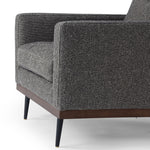Lexi Chair Capri Ebony Performance Fabric Side Detail 228002-005