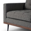 Lexi Chair Capri Ebony Tufted Seating Four Hands