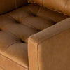 Lexi Chair Top Grain Leather Tufted Seating Four Hands