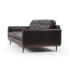 Four Hands Lexi Sofa Sonoma Black Leather Angled View