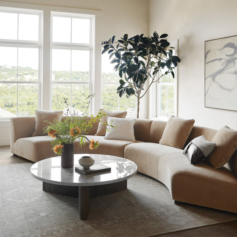 Liam Sectional 105763-007 staged view