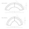 Four Hands Liam Sectional  configuration image