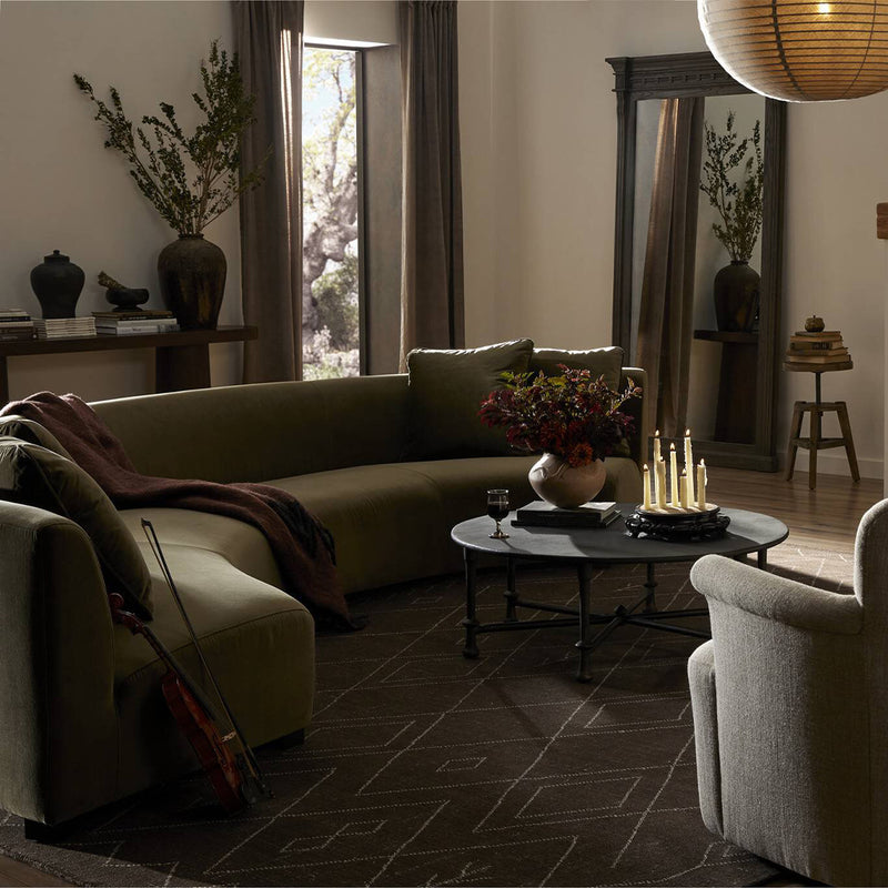 Liam Sectional 105763-008 staged view