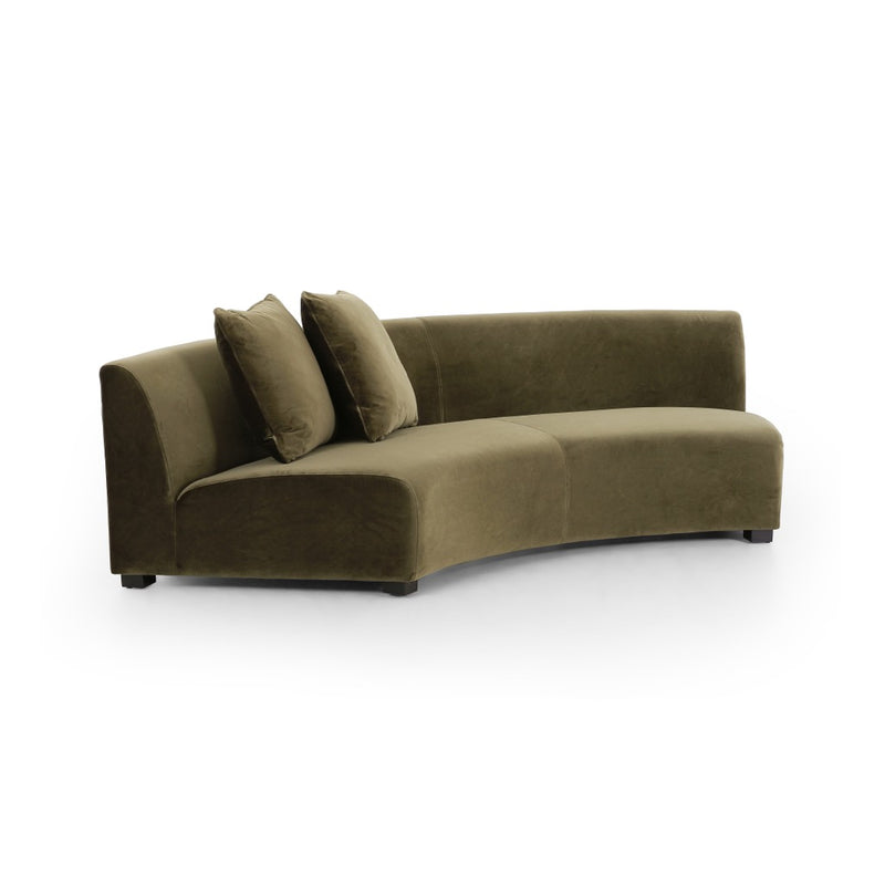 Liam 2-Piece Sectional Single Left Arm Facing Piece Angled View Four Hands