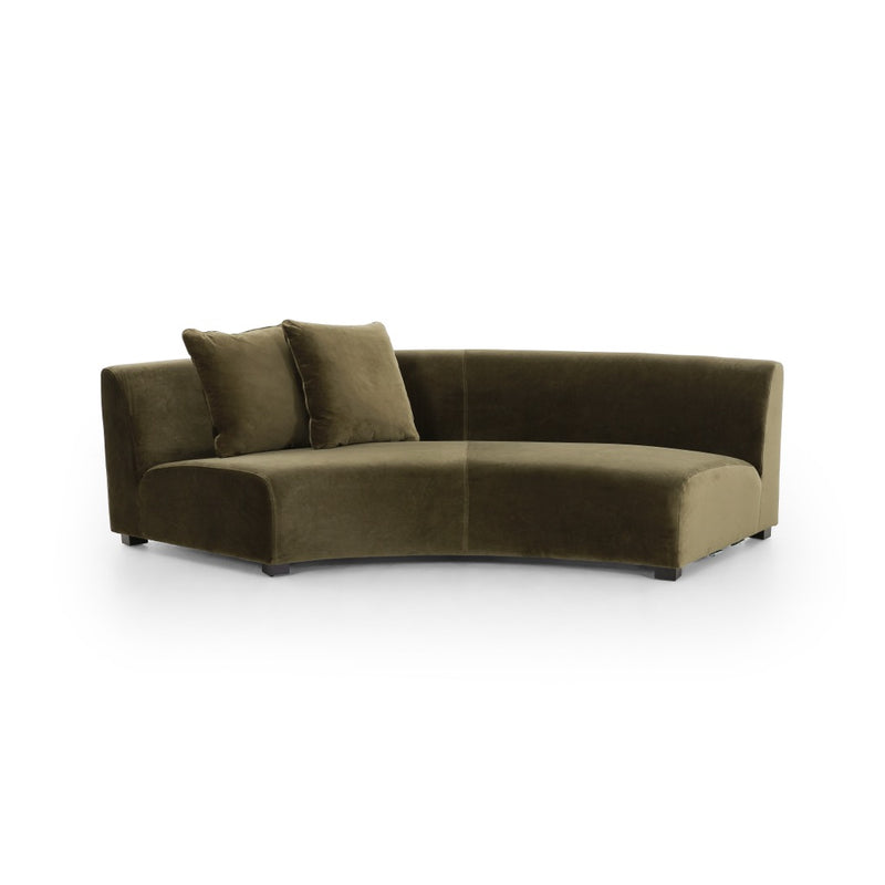Liam 2-Piece Sectional Single Left Arm Facing Piece Angled View 105761-007