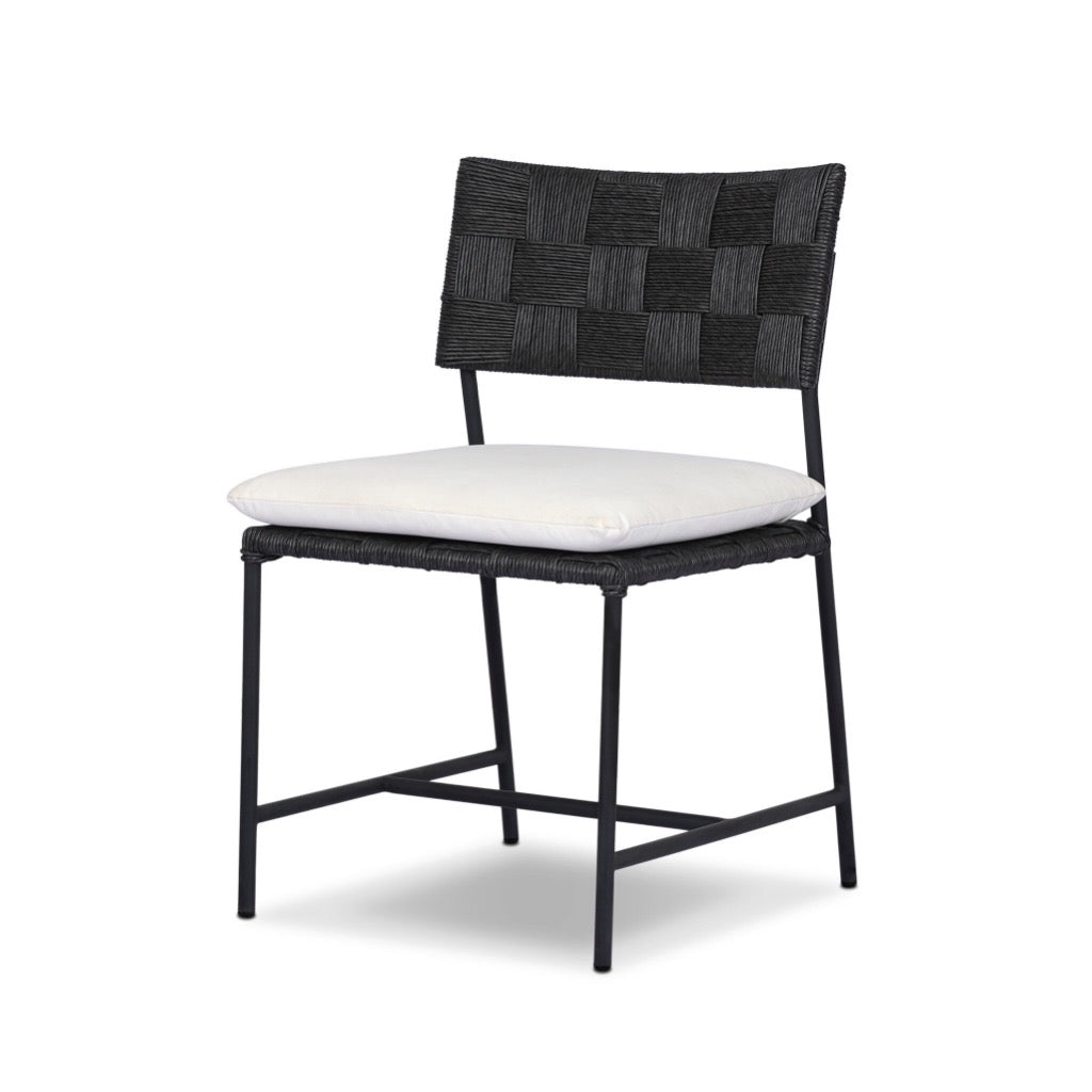 Four Hands Lima Outdoor Dining Chair angled view 