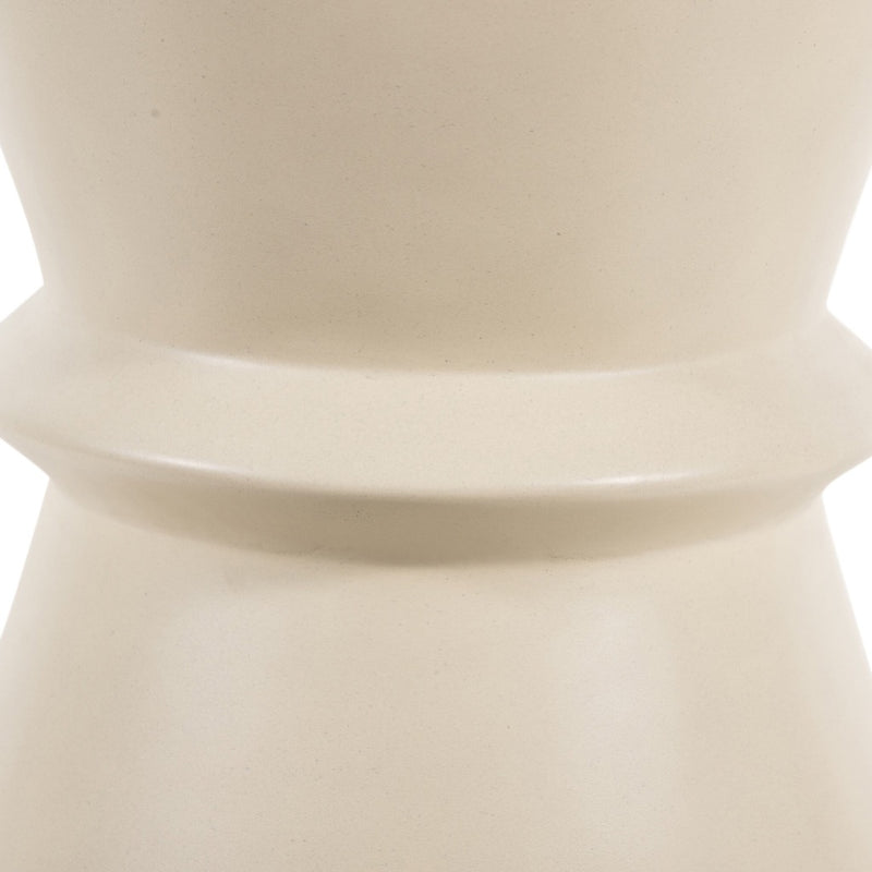 Lina End Table - Parchment White