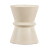Lina End Table - Parchment White