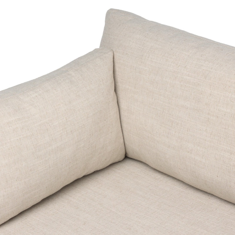Four Hands Lincoln Sleeper Sofa seat and back cushion view