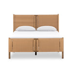 Liza Rattan Bed Front Facing View Four Hands