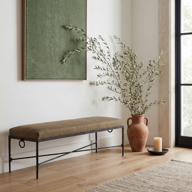 Loam Hammered Bench | MENO Home x Co.House Designs – Artesanos Design ...