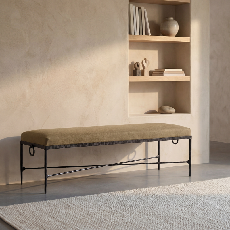 Loam Hammered Bench | MENO Home x Co.House Designs – Artesanos Design ...